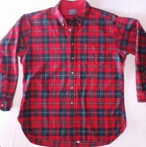 Vintage Pendleton Woolen Mills Authentic Boyd Tartan Plaid Virgin Wool Shirt
